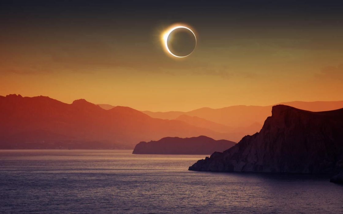 Eclipse Solar Anular en la Caldera de Gualjaina - Chubut